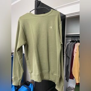 Green Champion Crew Neck